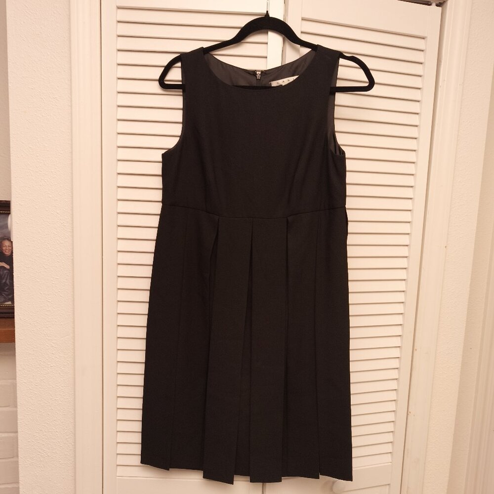 Sophisticated Black Panel Flapper Mini- Dress